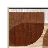 Abstract Harmony 60 x 90cm Framed Canvas - Natural Wall Art Cloud-Core