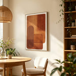 Geometry Style A 60 x 90cm Framed Canvas - Natural Wall Art Cloud-Core