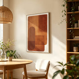 Geometry Style A 60 x 90cm Framed Canvas - Natural Wall Art Cloud-Core