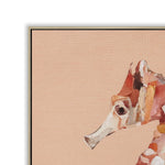 Nautessa Seahorse 50 x 70cm Framed Canvas - Natural Wall Art Cloud-Core