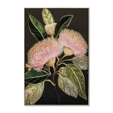 Magnolia Banksia 60 x 90cm Framed Canvas - Natural Wall Art Cloud-Core