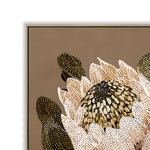 Arvada Portea 60 x 90cm Framed Canvas - Natural Wall Art Cloud-Core