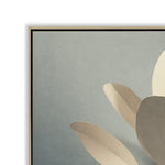 Fiora Branch B 40 x 40cm Framed Canvas - Natural Wall Art Cloud-Core