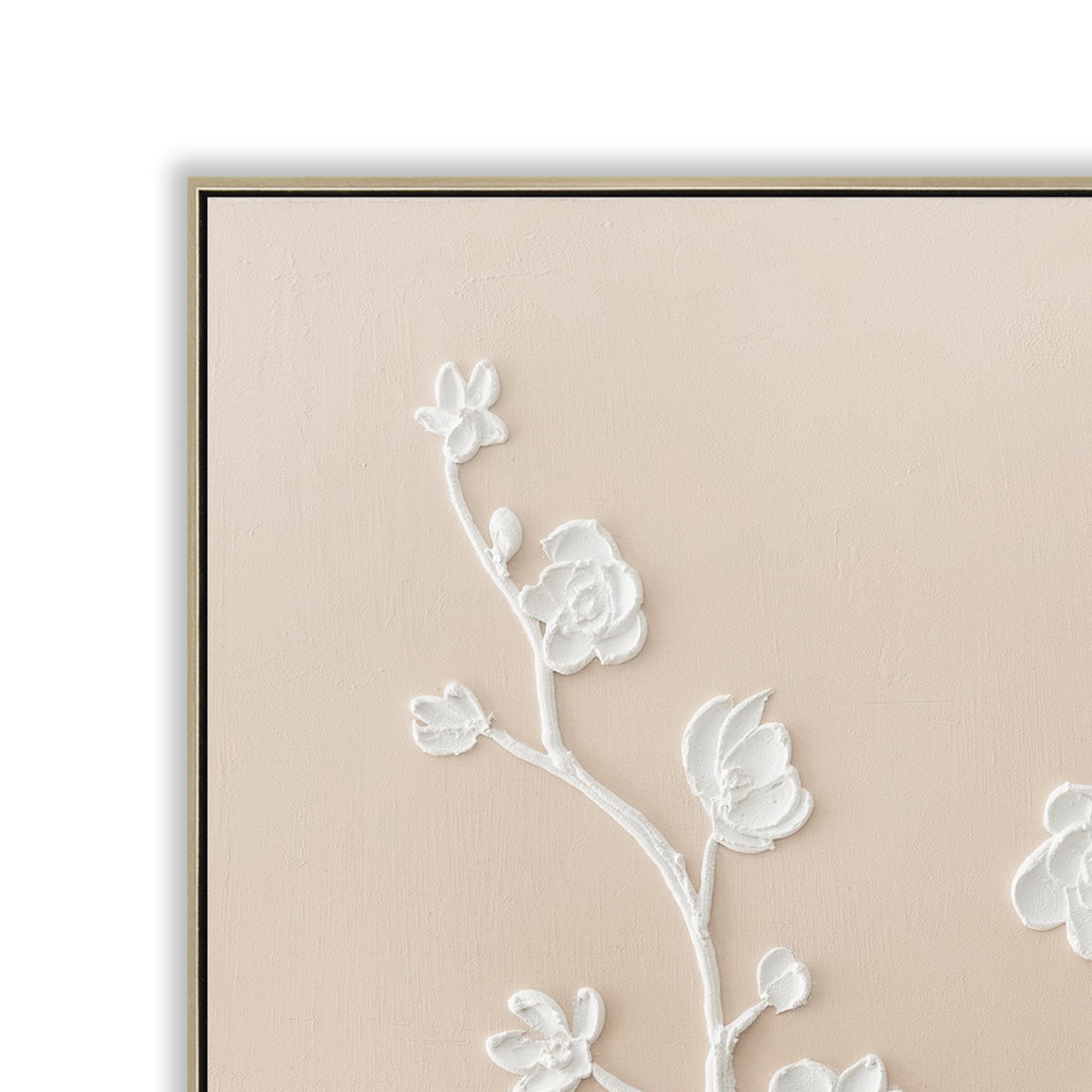 Cambria Pottery A 60 x 90cm Framed Canvas - Natural Wall Art Cloud-Core