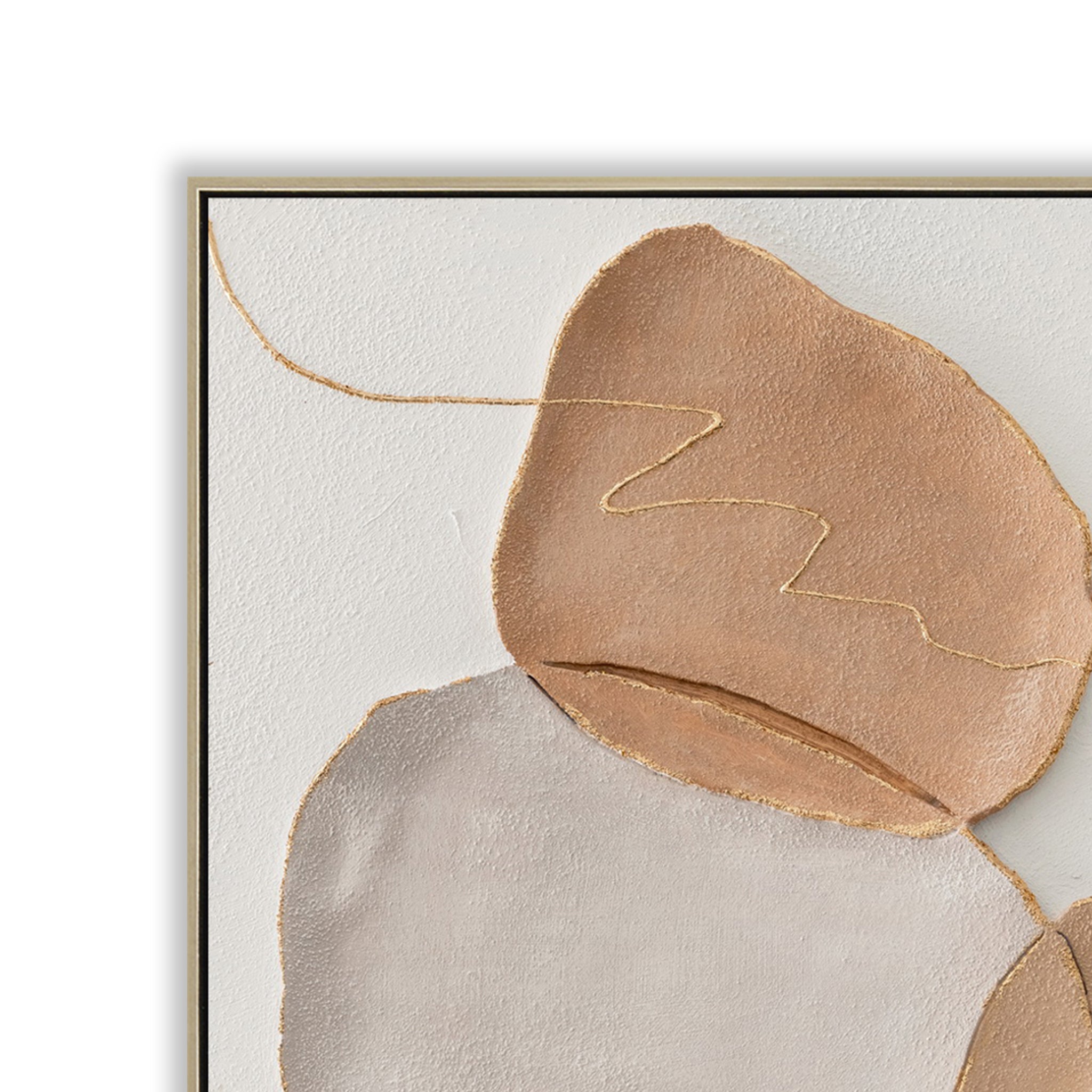 Emmeline Stones A 60 x 90cm Framed Canvas - Natural Wall Art Cloud-Core