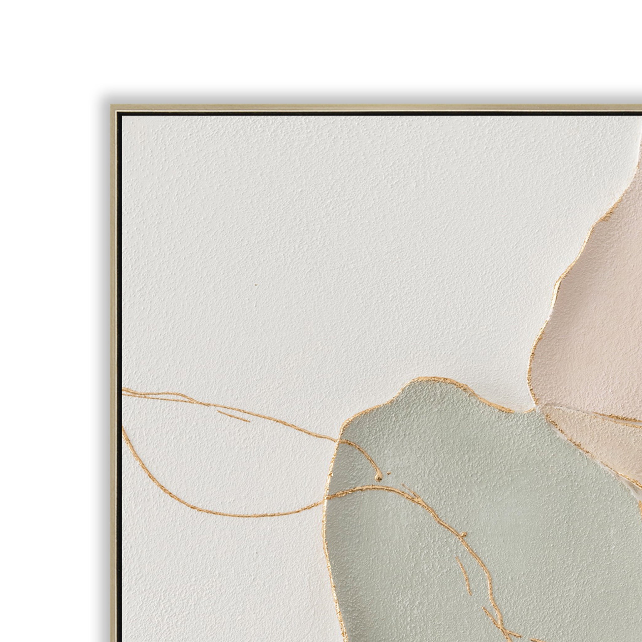 Emmeline Stones B 60 x 90cm Framed Canvas - Natural Wall Art Cloud-Core