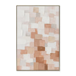 Margaux Sequence 80 x 120cm Framed Canvas - Natural Wall Art Cloud-Core
