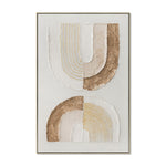 Delphine Arcadia 80 x 120cm Framed Canvas - Natural Wall Art Cloud-Core