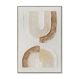 Delphine Arcadia 80 x 120cm Framed Canvas - Natural Wall Art Cloud-Core