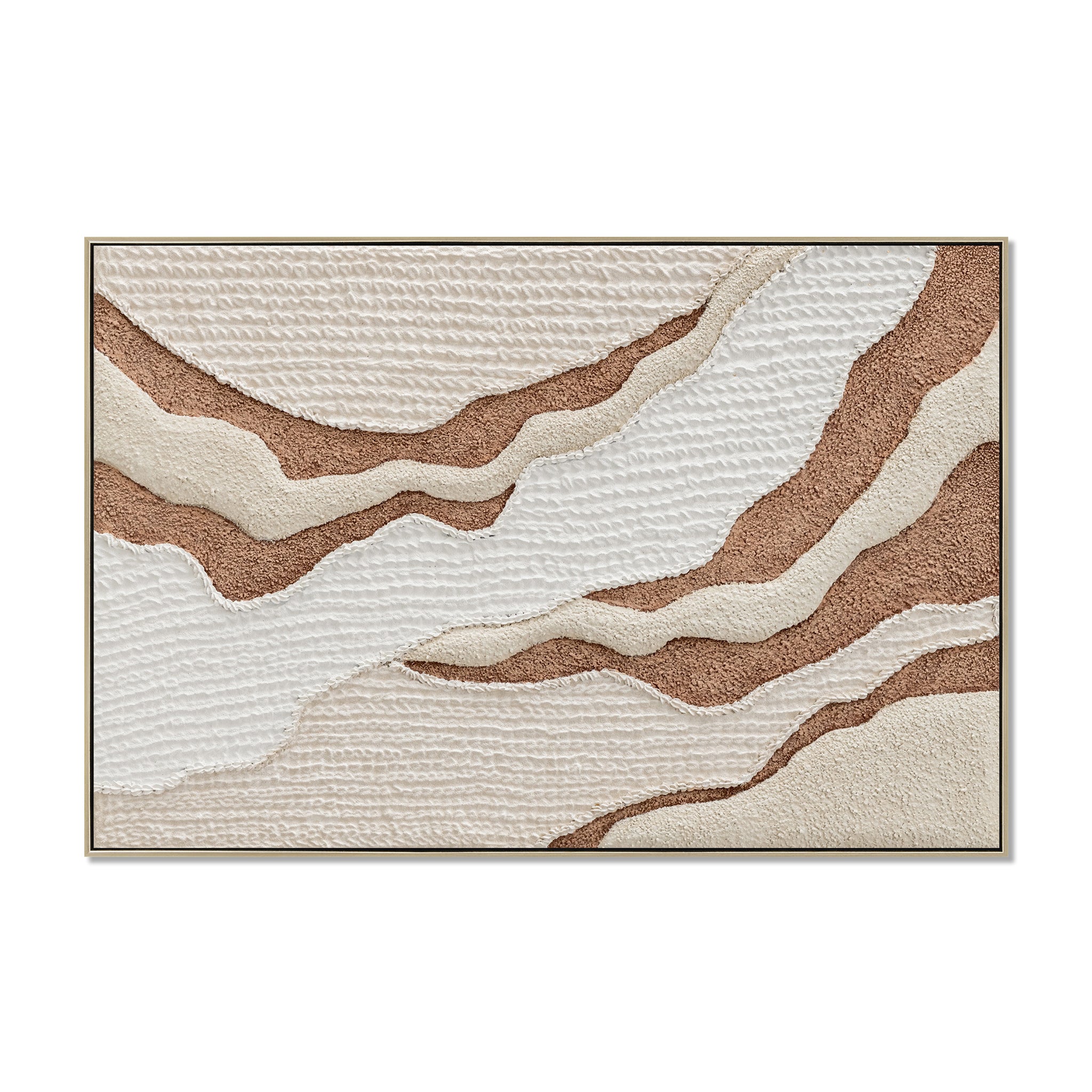 Sabine Ridgeway 120 x 80cm Framed Canvas - Natural Wall Art Cloud-Core