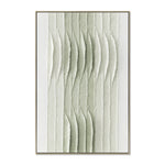 Lucera Ripple 80 x 120cm Framed Canvas - Natural Wall Art Cloud-Core