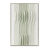 Lucera Ripple 80 x 120cm Framed Canvas - Natural Wall Art Cloud-Core