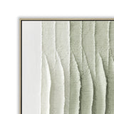 Lucera Ripple 80 x 120cm Framed Canvas - Natural Wall Art Cloud-Core