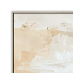 Brenner Composition 80 x 120cm Framed Canvas - Natural Wall Art Cloud-Core