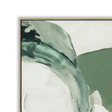 Tobin Brushwork 80 x 120cm Framed Canvas - Natural Wall Art Cloud-Core