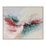 Aurora Rosa 150 x 120cm Framed Canvas - Natural