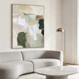 Elysian Haze 150 x 120cm Framed Canvas - Natural