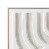 Lumo Arc 140 x 140cm Framed Canvas - Natural