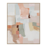 Mirae Sandstone 150 x 120cm Framed Canvas - Natural