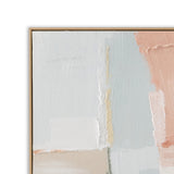 Mirae Sandstone 150 x 120cm Framed Canvas - Natural