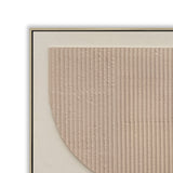 Huxley Eclipse 80 x 120cm Framed Canvas - Natural Wall Art Cloud-Core