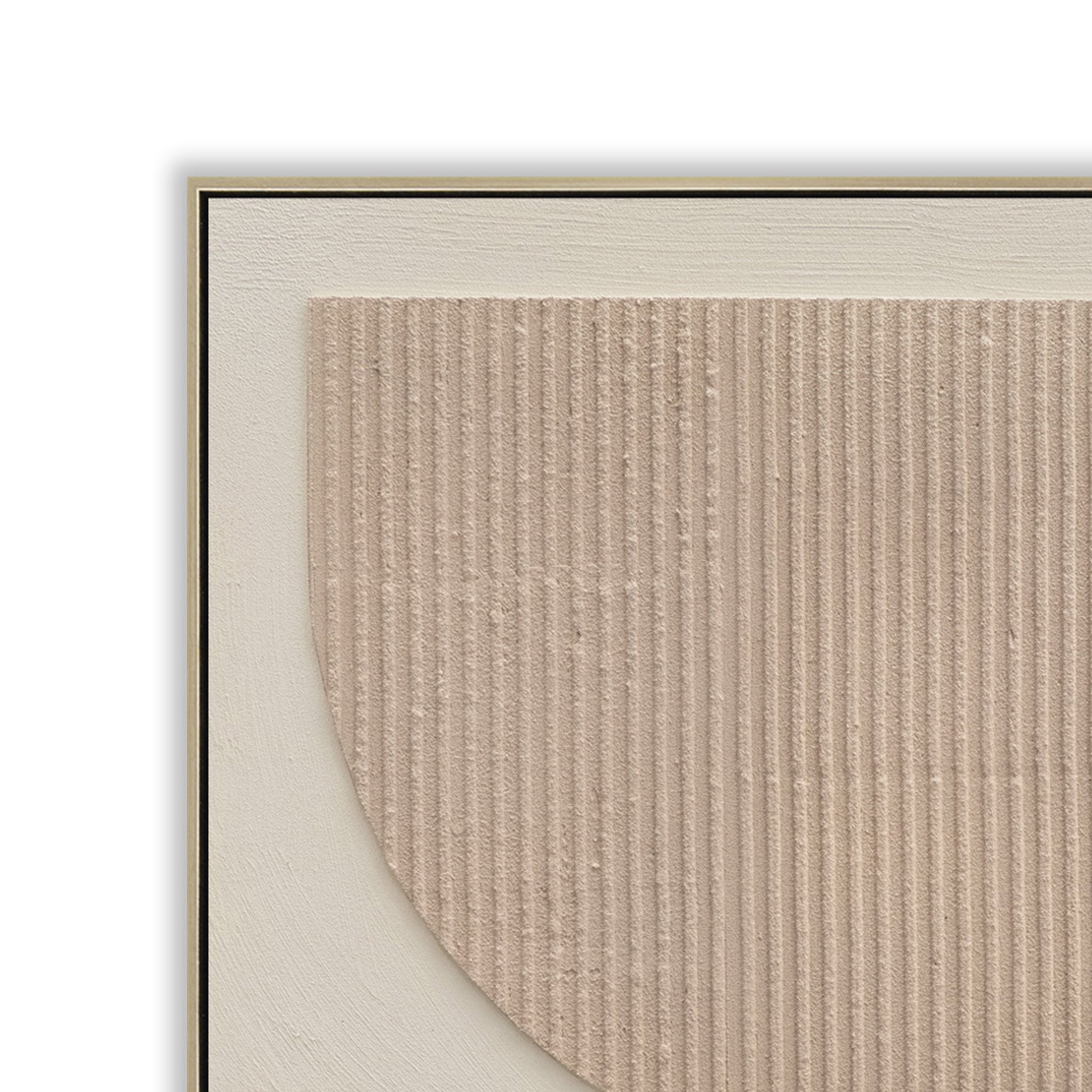 Huxley Eclipse 80 x 120cm Framed Canvas - Natural Wall Art Cloud-Core
