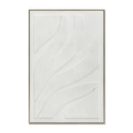 Hollis Fern 80 x 120cm Framed Canvas - Natural Wall Art Cloud-Core