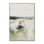 Kellan Grasslands B 80 x 120cm Framed Canvas - Natural Wall Art Cloud-Core