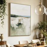 Kellan Grasslands B 80 x 120cm Framed Canvas - Natural Wall Art Cloud-Core