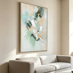 Kingsley Daydream 80 x 120cm Framed Canvas - Natural Wall Art Cloud-Core