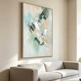 Kingsley Daydream 80 x 120cm Framed Canvas - Natural Wall Art Cloud-Core