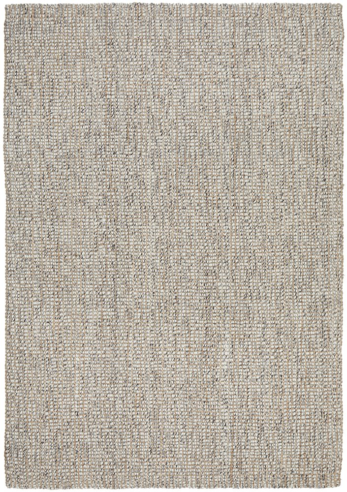 Ex Display - Hamar 230cm x 320cm Hand Loomed Rug - Grey Rug UN Rugs-Local