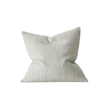 Adriana 50cm Contemporary Chenille Stripe Cushion Cushion Weave-Local Adriana Glacier Polyester