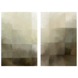 After All, Neutral Abstract, Style A & B, Set Of 2, By Karine Tonial Grimm Wall Art Gioia-Local 40x60cm Framed Canvas Gold