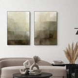 After All, Neutral Abstract, Style A & B, Set Of 2, By Karine Tonial Grimm Wall Art Gioia-Local