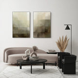 After All, Neutral Abstract, Style A & B, Set Of 2, By Karine Tonial Grimm Wall Art Gioia-Local