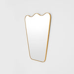 Agnella Scalloped Crown Mirror Round Mirror Warran-Local