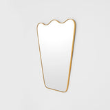 Agnella Scalloped Crown Mirror Round Mirror Warran-Local