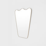 Agnella Scalloped Crown Mirror Round Mirror Warran-Local