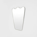 Agnella Scalloped Crown Mirror Round Mirror Warran-Local