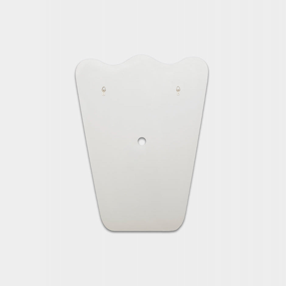 Agnella Scalloped Crown Mirror Round Mirror Warran-Local