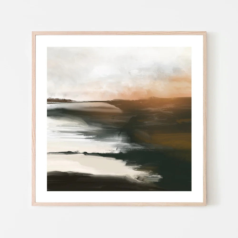 Alamosa, Style B, By Karine Tonial Grimm Wall Art Gioia-Local Black Framed Poster 50x50cm