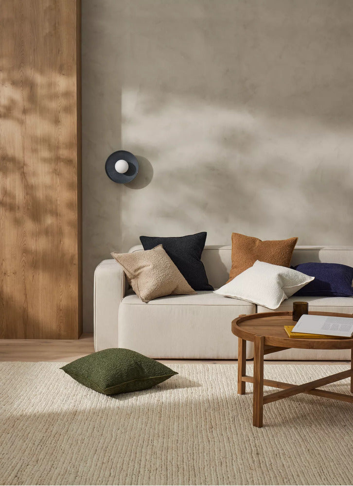 Ex Display - Alberto 50cm Boucle Cushion Cushion Weave-Local