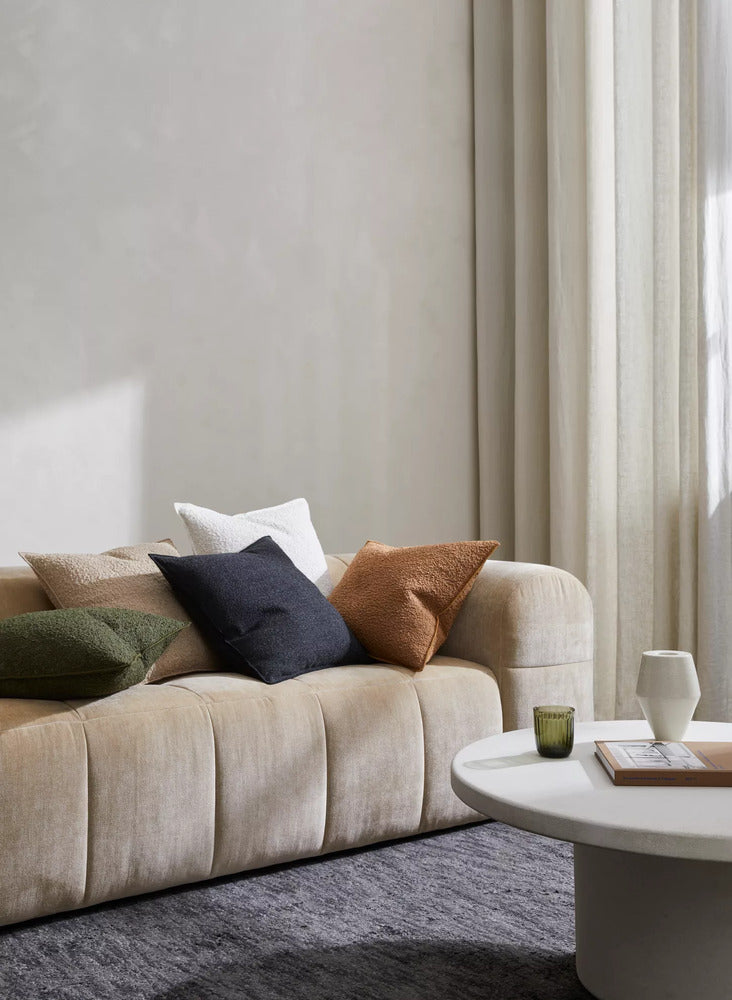 Ex Display - Alberto 50cm Boucle Cushion Cushion Weave-Local