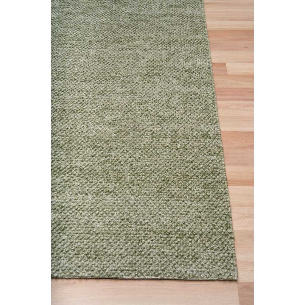 Ex Display - Alina Shaggy Rug 240 x 320 Rug - Pesto Wool Rug Mos-Local
