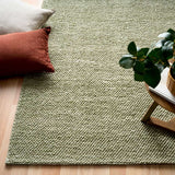 Ex Display - Alina Shaggy Rug 240 x 320 Rug - Pesto Wool Rug Mos-Local