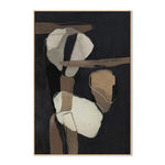 All Attached, By Jacob Q Wall Art Gioia-Local Oak Framed Canvas 40x60cm