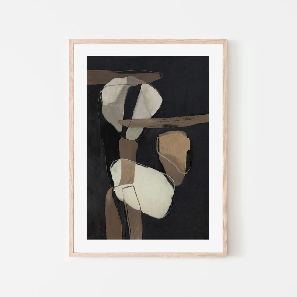 All Attached, By Jacob Q Wall Art Gioia-Local Black Framed Poster 40x60cm