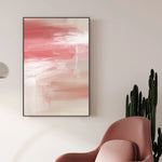 All The Time - Pink Abstract, By Karine Tonial Grimm Wall Art Gioia-Local