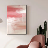 All The Time - Pink Abstract, By Karine Tonial Grimm Wall Art Gioia-Local